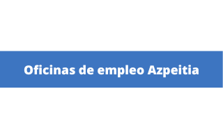 oficina de empleo azpeitia